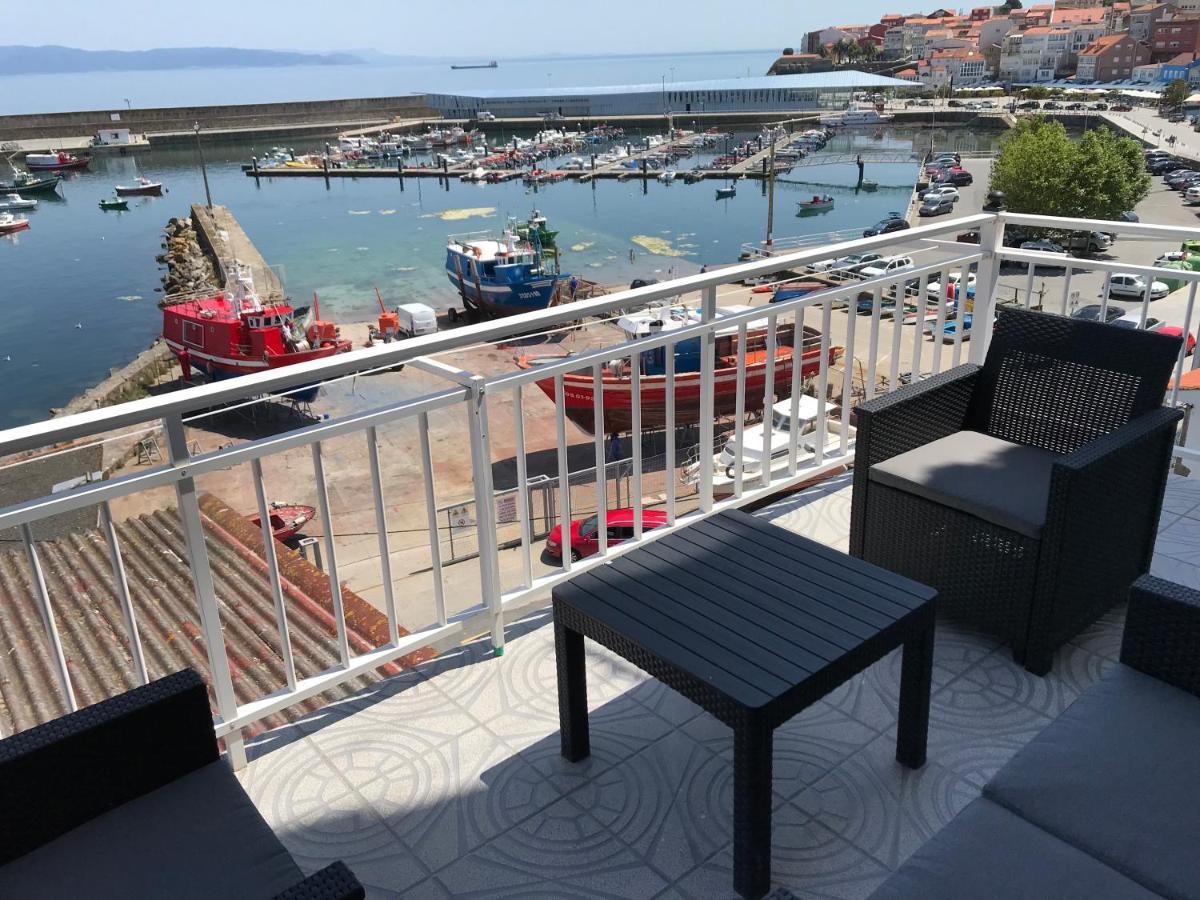 Apartamento Vista Al Puerto De Finisterre Esterno foto